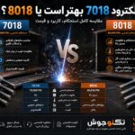 الکترود 7018 بهتر است یا 8018؟ مقایسه کامل استحکام، کاربرد و قیمت